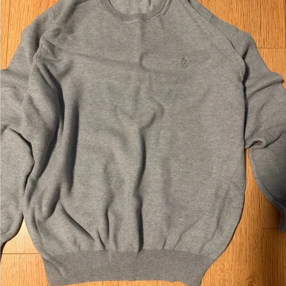 Ralph Lauren Men's Light Gray Crewneck Sweater - Picture 1 of 4